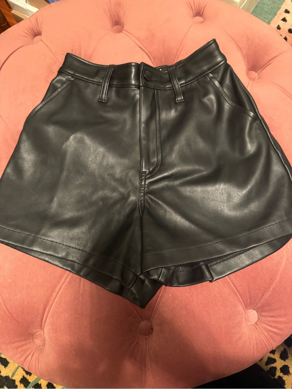 Hollister Leather Shorts